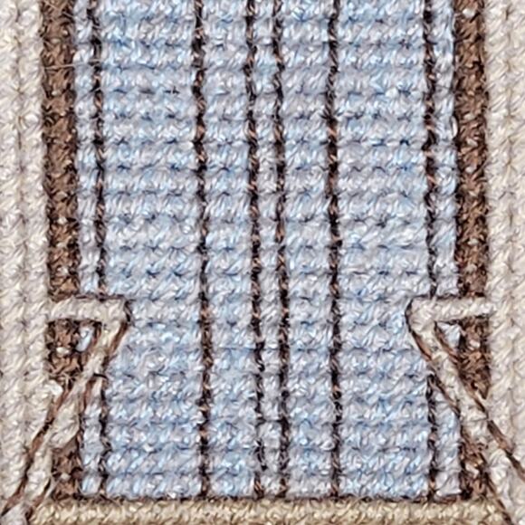 Buckley Moss Country Church Amish Needlework Winter 15x17" Decorative Wall Art - Picture 6 of 14